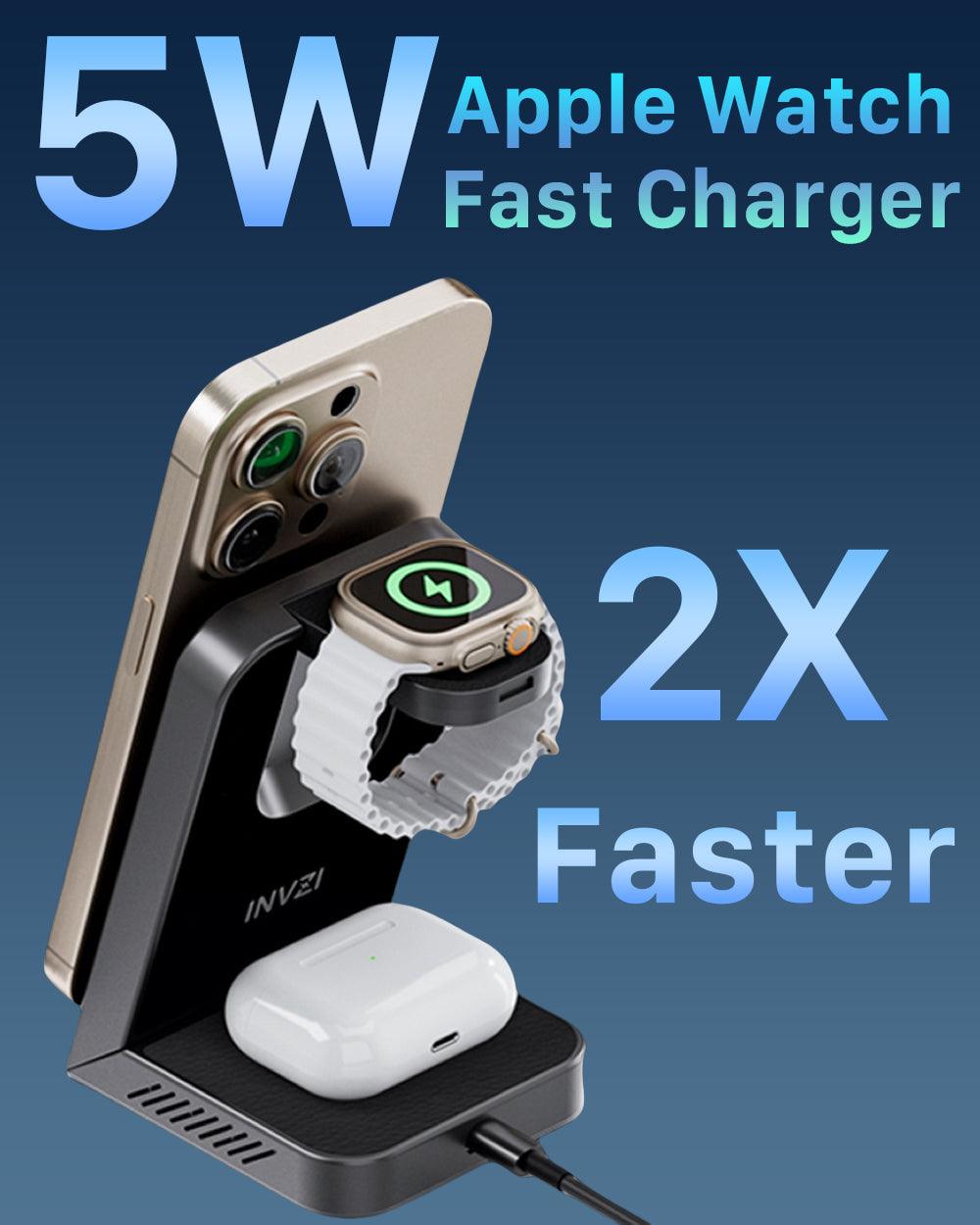 BowLift | LuxCharge Elite Wireless Hub | 3-in-1 fast charging solution for seamless convenience