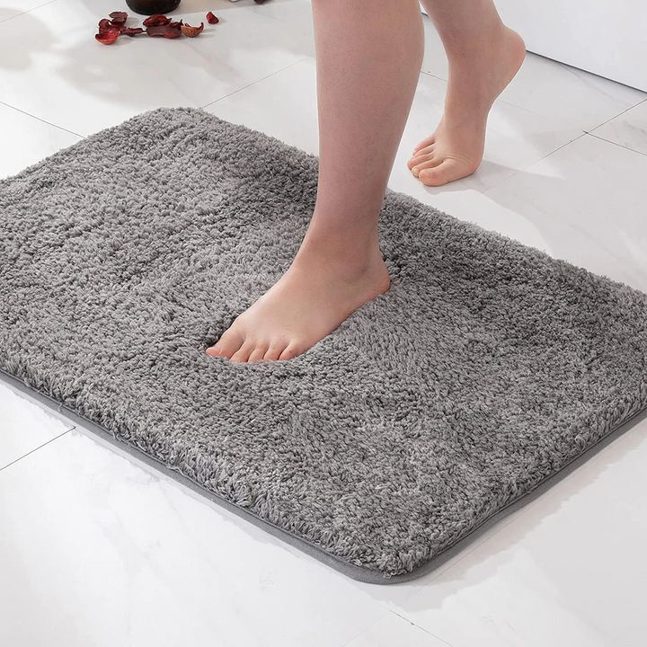 BowLift | Plush Bath Rug | Ultra-Soft, Highly Absorbent & Non-Slip for Bathroom Safety and Comfort