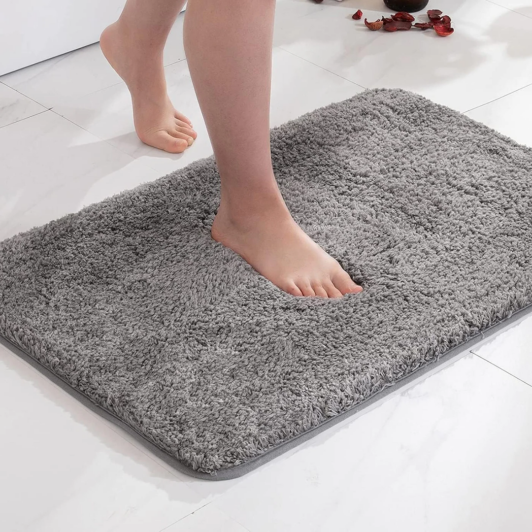 BowLift | AquaLuxe | Plush Bath Mat Non-Slip 50x80 cm