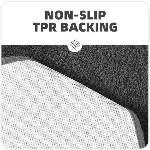 BowLift | AquaLuxe | Plush Bath Mat Non-Slip 50x80 cm