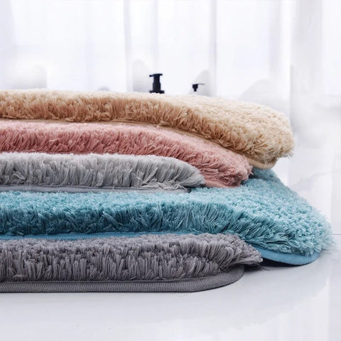 BowLift | AquaLuxe | Plush Bath Mat Non-Slip 50x80 cm