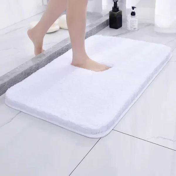 BowLift | AquaLuxe | Plush Bath Mat Non-Slip 50x80 cm