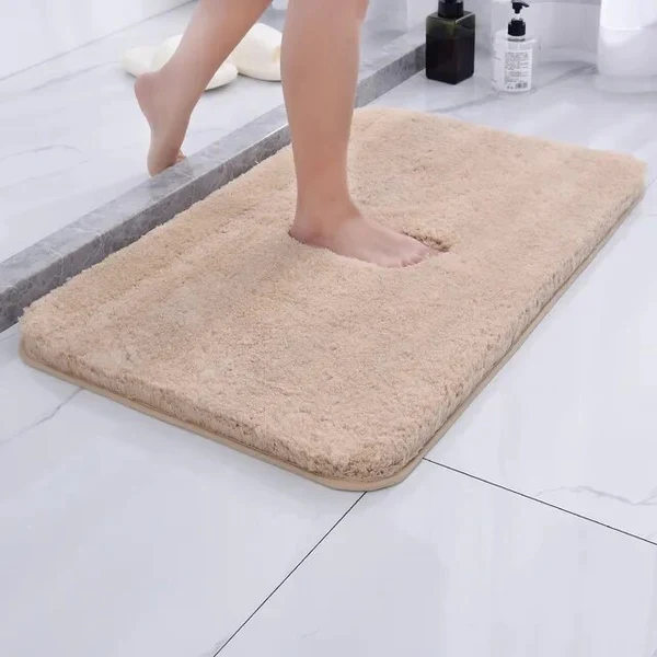 BowLift | AquaLuxe | Plush Bath Mat Non-Slip 50x80 cm
