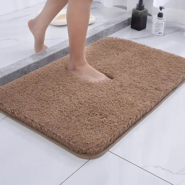 BowLift | AquaLuxe | Plush Bath Mat Non-Slip 50x80 cm