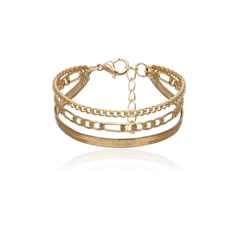 Charming Bracelet Trio | Delicate 3-Piece Set Bowlift