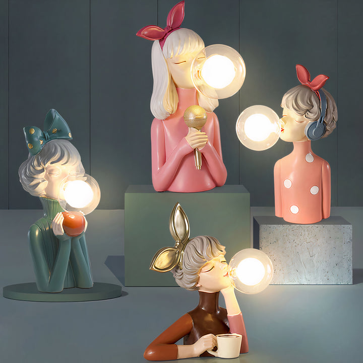 BowLift | Artisan Sisters Table Lamp | Handcrafted Nightstand Lamp