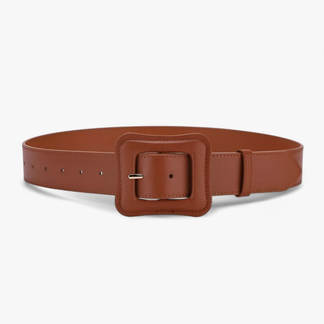 BowLift | Women’s Wide Leather Belt Vintage High Waist with Adjustable Buckle