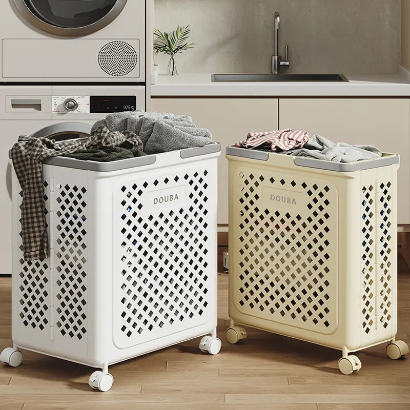 BowLift | Collapsible Laundry Basket with Wheels | Foldable Laundry Basket 30L 45L 54L