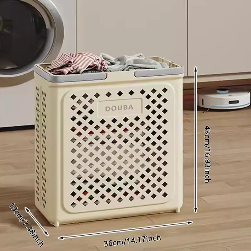 BowLift | Collapsible Laundry Basket with Wheels | Foldable Laundry Basket 30L 45L 54L