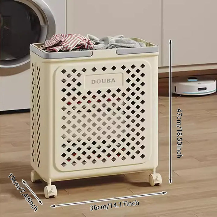 BowLift | Collapsible Laundry Basket with Wheels | Foldable Laundry Basket 30L 45L 54L