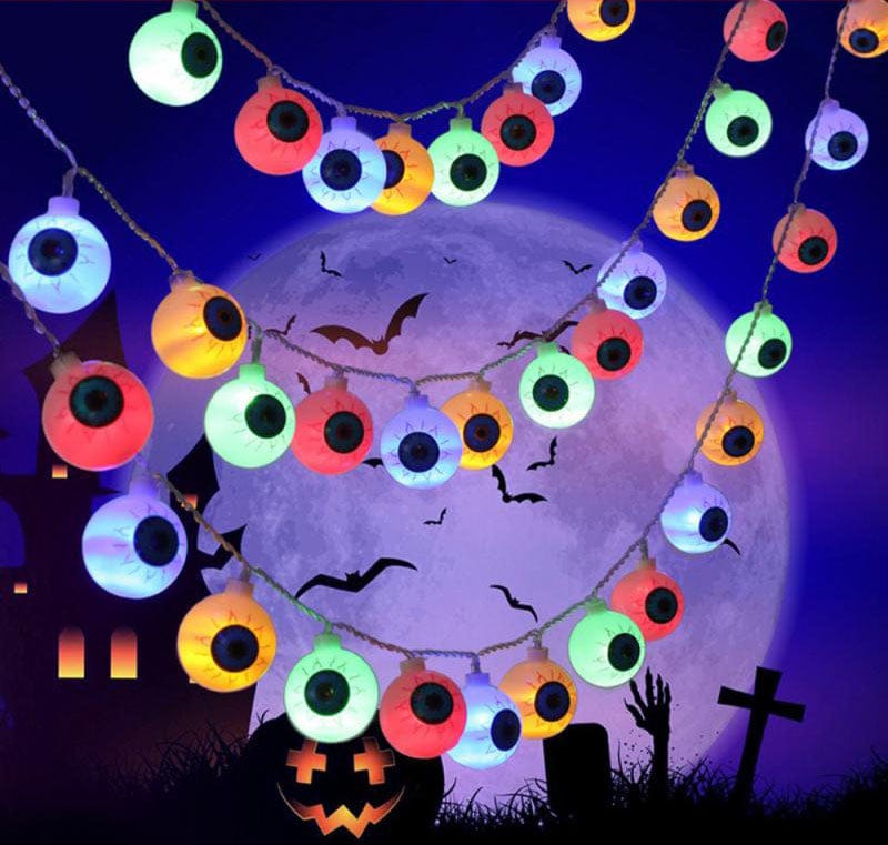 BowLift | Eyeball LED Light Cable | Halloween Decoration