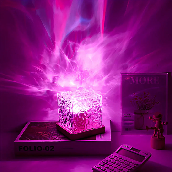 BowLift | Table Lamp Glass Cube Ambient Light