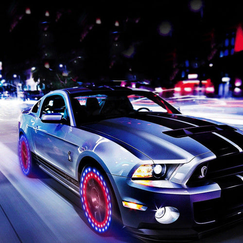BowLift | Auto-Illuminating Solar RGB LED Car Tire Light