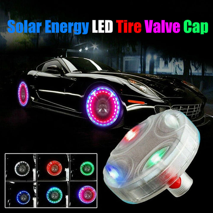 BowLift | Auto-Illuminating Solar RGB LED Car Tire Light