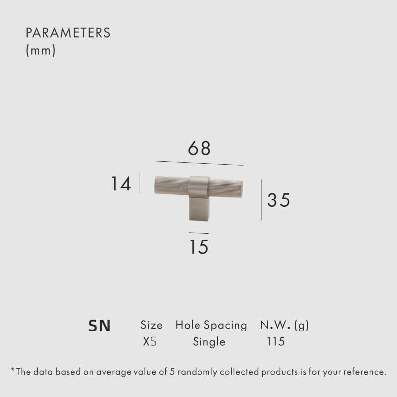BowLift | Avery Brass Furniture Handle | Cabinet Handle for Kitchen Cabinets