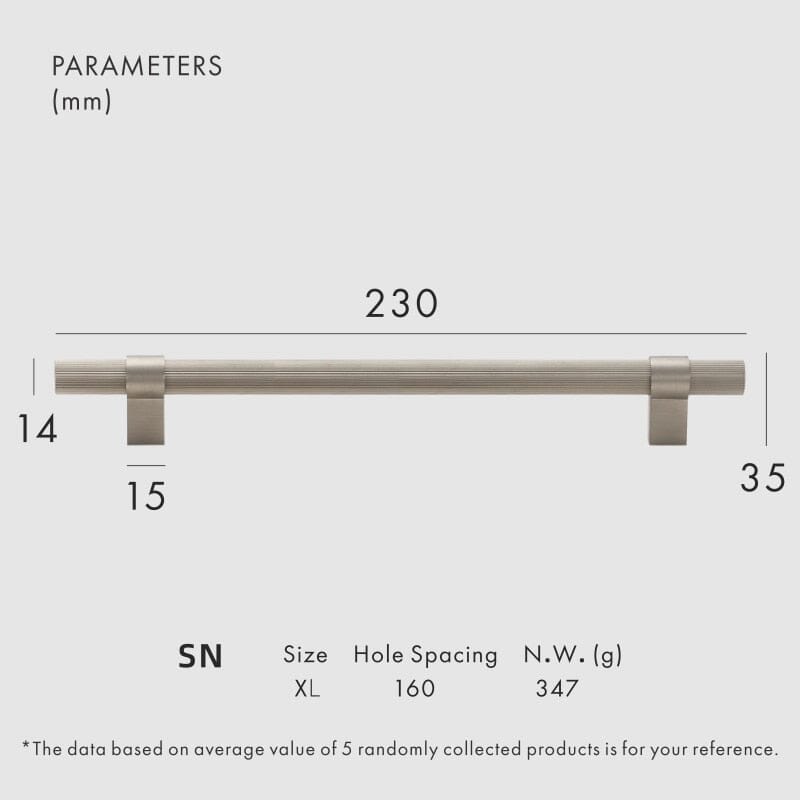 BowLift | Avery Brass Furniture Handle | Cabinet Handle for Kitchen Cabinets