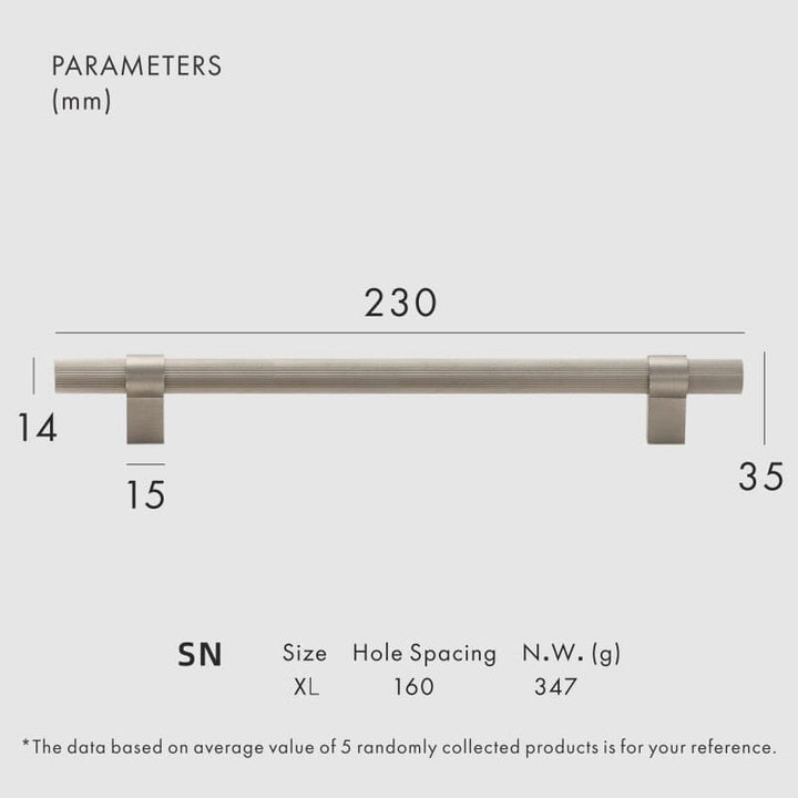 BowLift | Avery Brass Furniture Handle | Cabinet Handle for Kitchen Cabinets