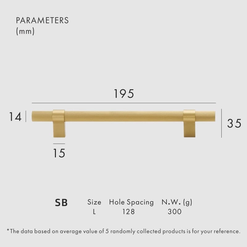 BowLift | Avery Brass Furniture Handle | Cabinet Handle for Kitchen Cabinets