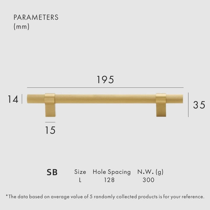 BowLift | Avery Brass Furniture Handle | Cabinet Handle for Kitchen Cabinets