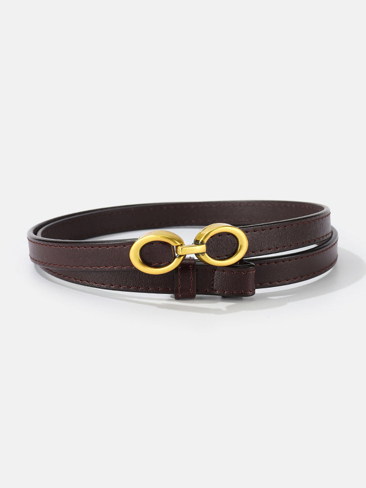 LuxeRing Belt - Elegant Leather Belt for Women Bowlift