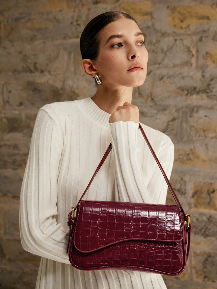 BowLift | Ladies Shoulder Bag Checked Pattern One Size Polyurethane
