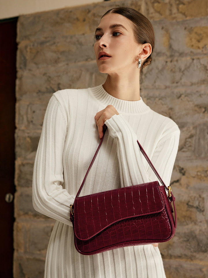 BowLift | Ladies Shoulder Bag Checked Pattern One Size Polyurethane