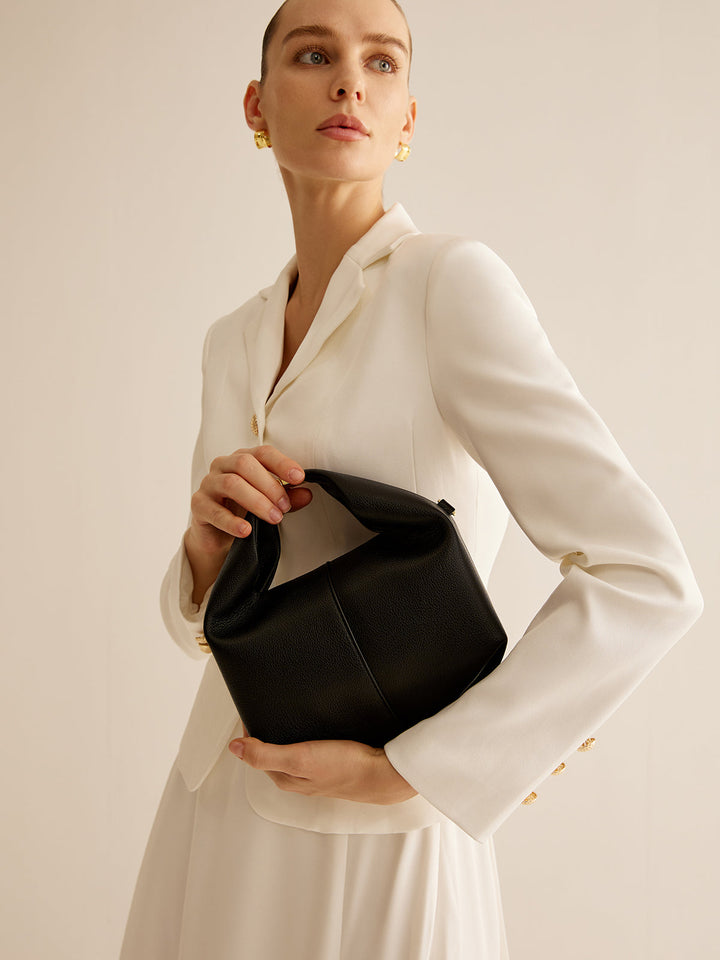 BowLift | Ladies Handbag Black One Size Polyurethane with Metal Detail