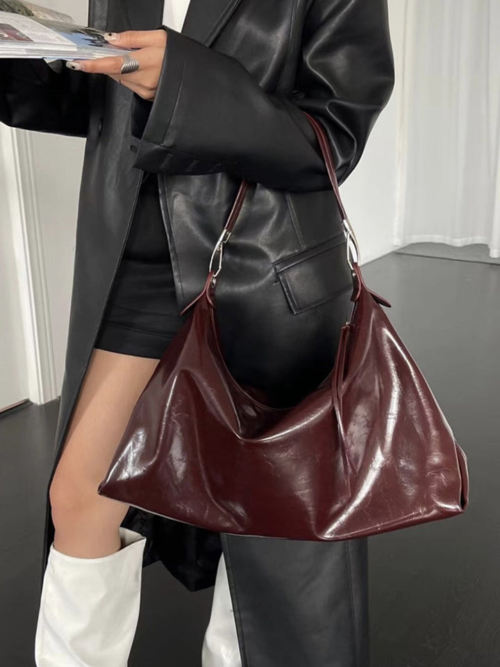 BowLift | Ladies Hobo Bag Black One Size Polyurethane