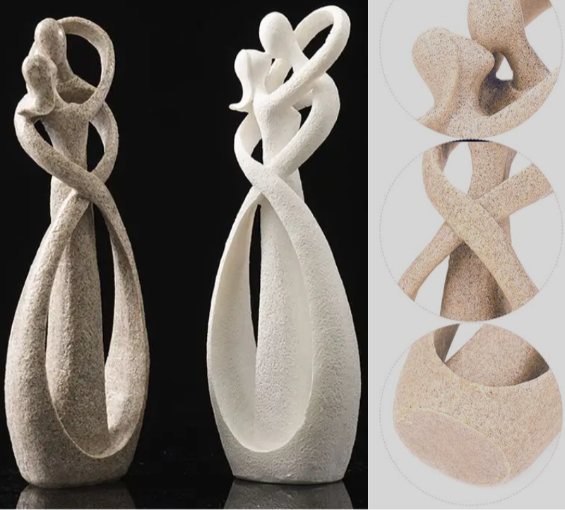 BowLift | Eternal Embrace | Abstract Figurine | Timeless Love | Unique Gift