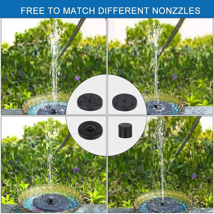 Flowbee – Elegant Solar Fountain for Garden Birds Bowlift