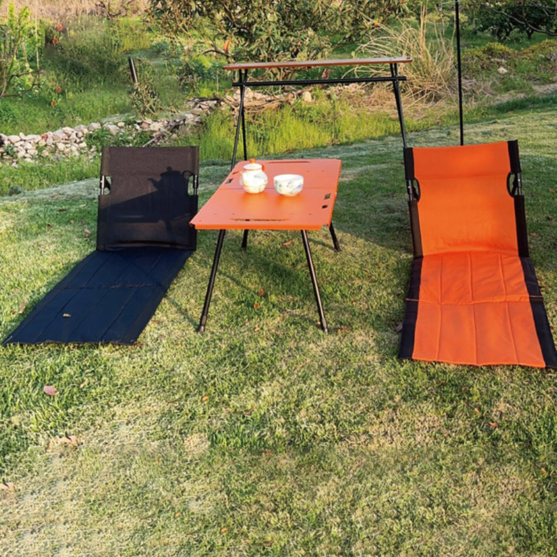 Modern Simplicity Oxford Fabric Aluminum Rectangular Foldable Camping Back Chair For Outdoor Patio | Bowlift