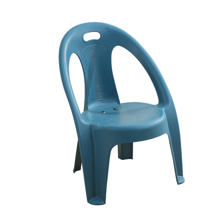 Modern Minimalist Round PP Stackable Backrest Armrest Kids Chair For Living Room | Bowlift