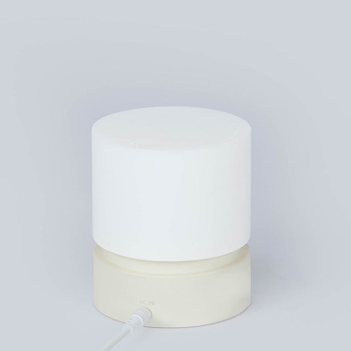 BowLift | Contemporary Nordic Timer Rechargeable ABS HIPS Silicone Cylinder LED Table Lamp Night Light for Nightstand
