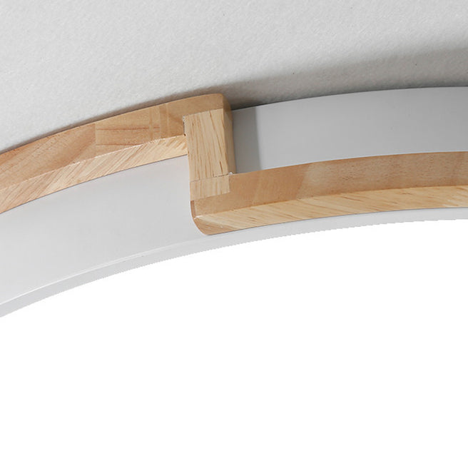 BowLift | LumenCraft Nordic LED Ceiling Light | Wooden Frame | Acrylic Shade | Mood Light | For Bedroom and Living Room