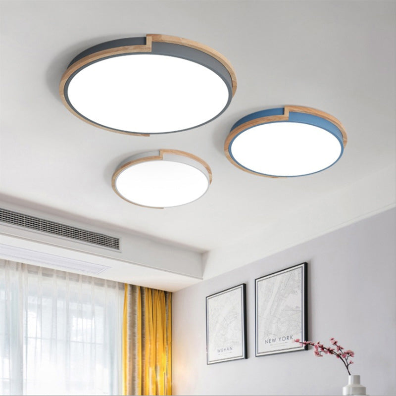 BowLift | LumenCraft Nordic LED Ceiling Light | Wooden Frame | Acrylic Shade | Mood Light | For Bedroom and Living Room