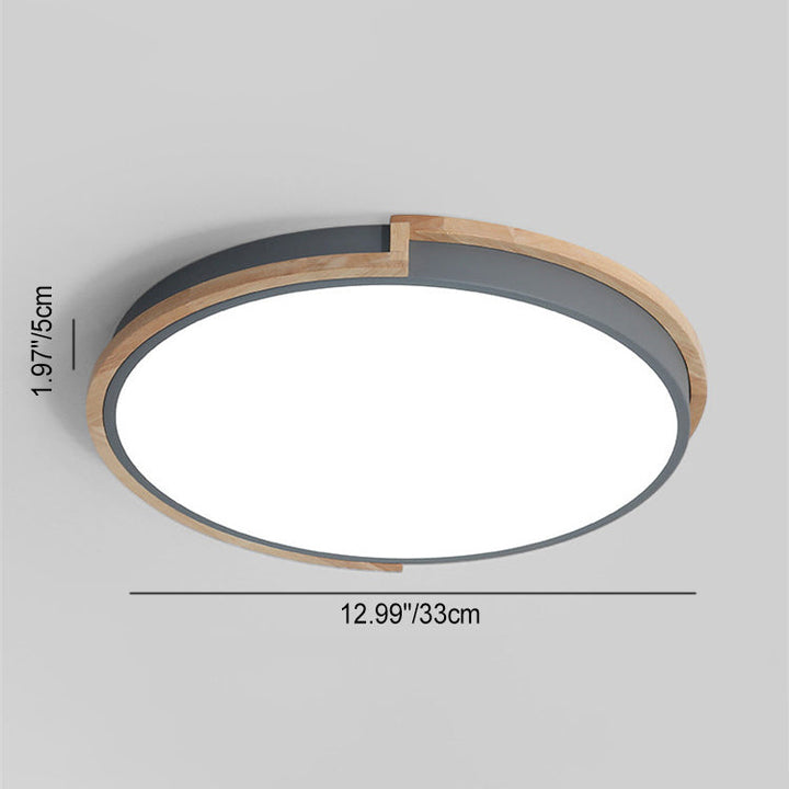 BowLift | LumenCraft Nordic LED Ceiling Light | Wooden Frame | Acrylic Shade | Mood Light | For Bedroom and Living Room