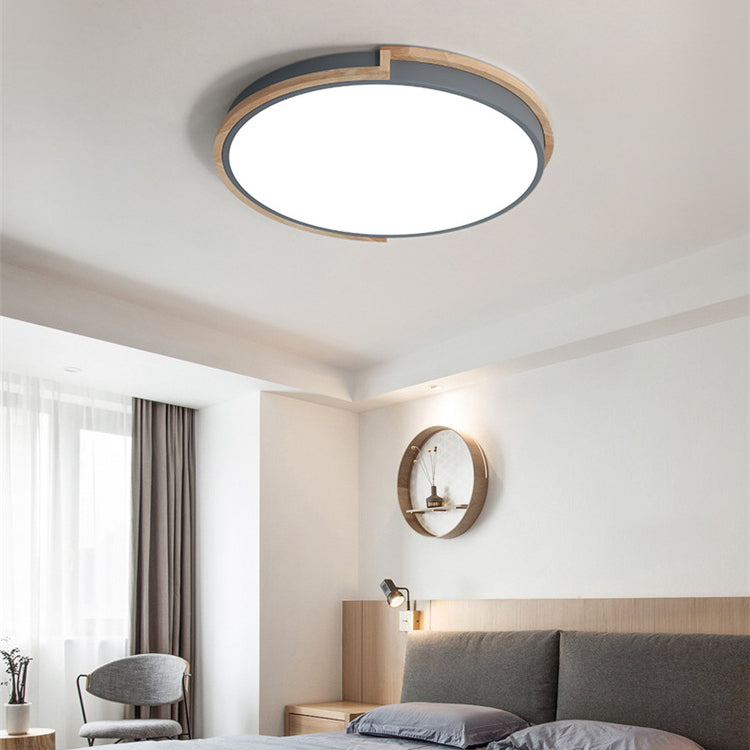 BowLift | LumenCraft Nordic LED Ceiling Light | Wooden Frame | Acrylic Shade | Mood Light | For Bedroom and Living Room