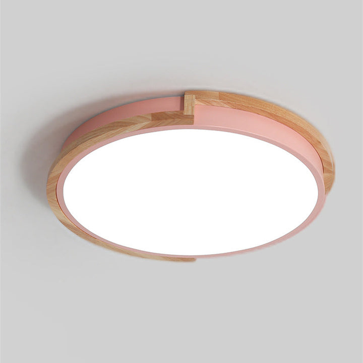 BowLift | LumenCraft Nordic LED Ceiling Light | Wooden Frame | Acrylic Shade | Mood Light | For Bedroom and Living Room