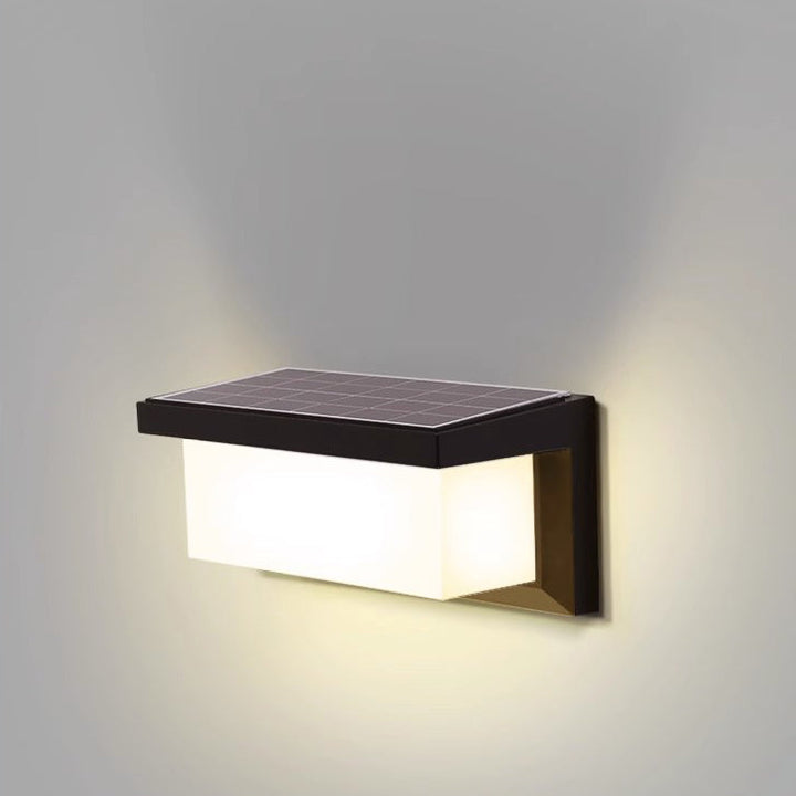 Modern Minimalist Rectangular Waterproof Aluminum LED Wall Sconce Lamp For Outdoor Patio | Bowlift