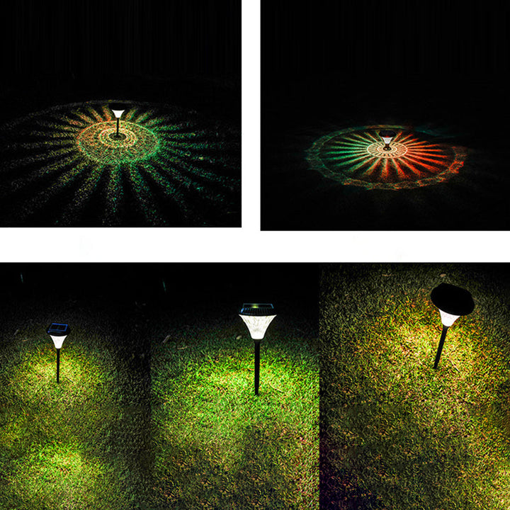 Modern Minimalist Solar Waterproof Diamond Round ABS PC LED Outdoor Light For Outdoor Patio | Bowlift