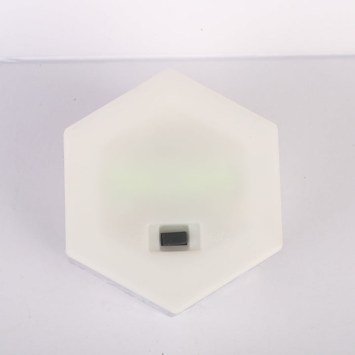 Modern Minimalist Solar Waterproof Hexagonal Ice Tile ABS PVC LED Lawn Landscape Light For Outdoor Patio | Bowlift