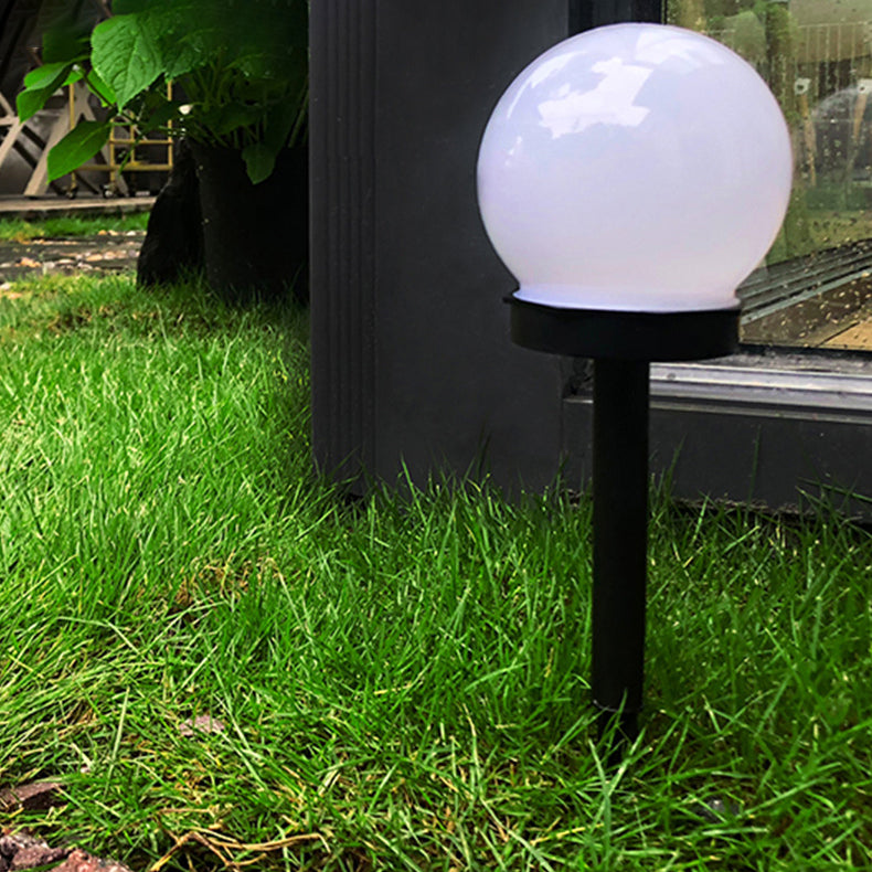 Modern Minimalist Solar Waterproof ABS Ball LED Landscape Lighting Outdoor Light For Garden | Bowlift