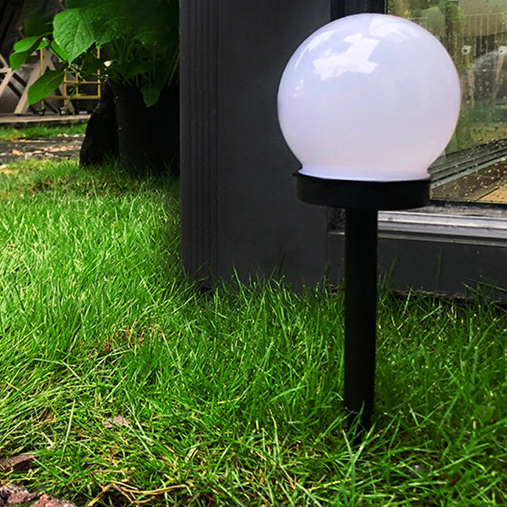Modern Minimalist Solar Waterproof ABS Ball LED Landscape Lighting Outdoor Light For Garden | Bowlift