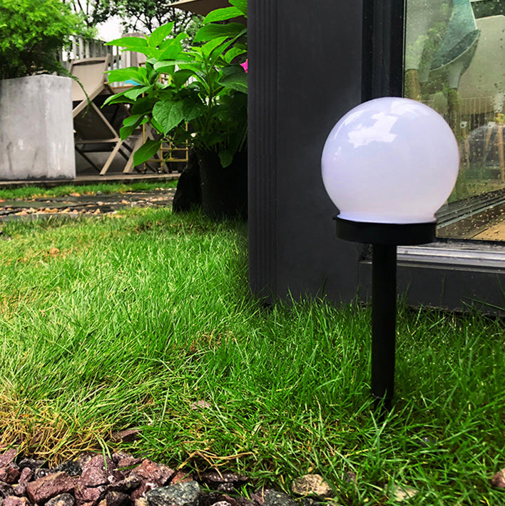 Modern Minimalist Solar Waterproof ABS Ball LED Landscape Lighting Outdoor Light For Garden | Bowlift