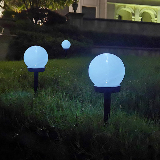 Modern Minimalist Solar Waterproof ABS Ball LED Landscape Lighting Outdoor Light For Garden | Bowlift