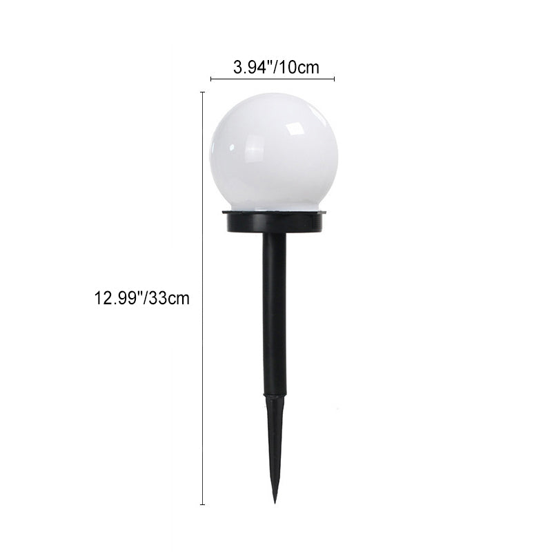 Modern Minimalist Solar Waterproof ABS Ball LED Landscape Lighting Outdoor Light For Garden | Bowlift