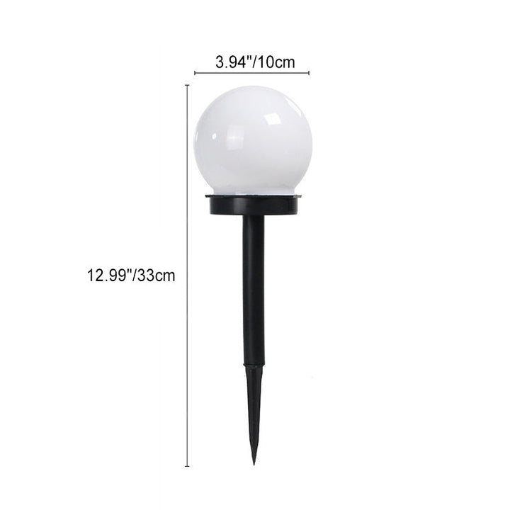 Modern Minimalist Solar Waterproof ABS Ball LED Landscape Lighting Outdoor Light For Garden | Bowlift