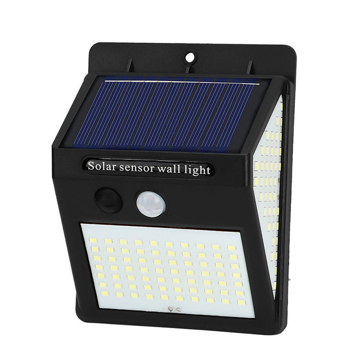 Modern Simplicity Solar Waterproof Motion Sensor ABS Rectangular LED Wall Sconce Lamp For Outdoor Patio | Bowlift