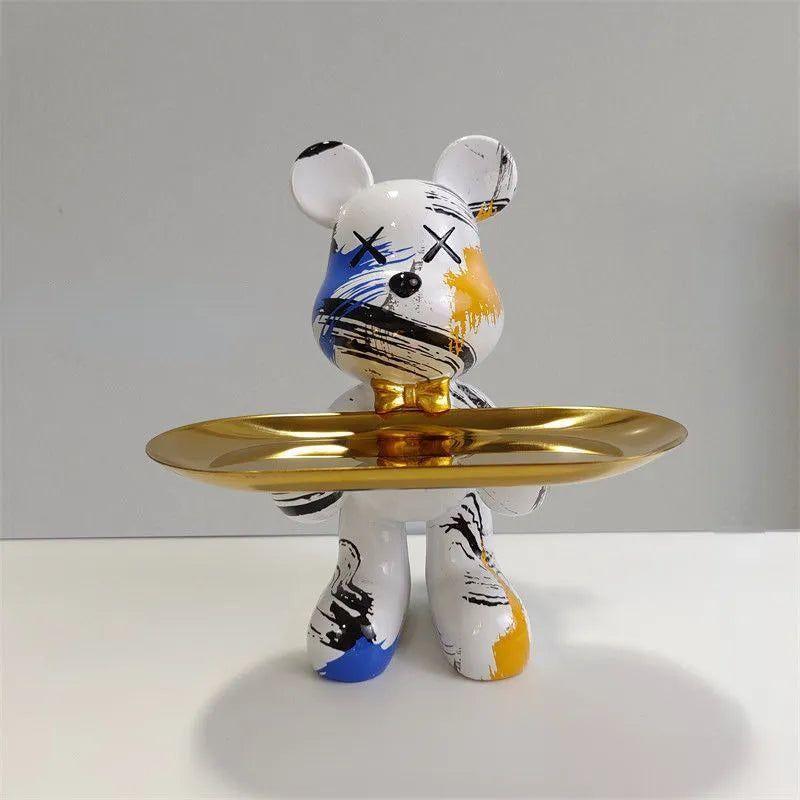 BowLift | Bear Figurine With Drawer | Decorative Storage 20 cm