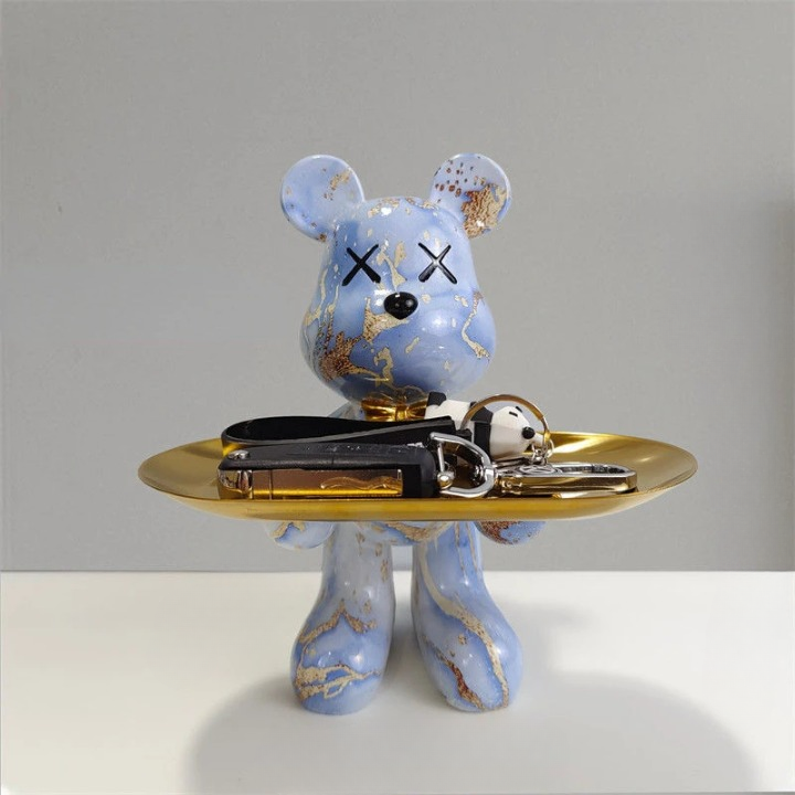 BowLift | Bear Figurine With Drawer | Decorative Storage 20 cm